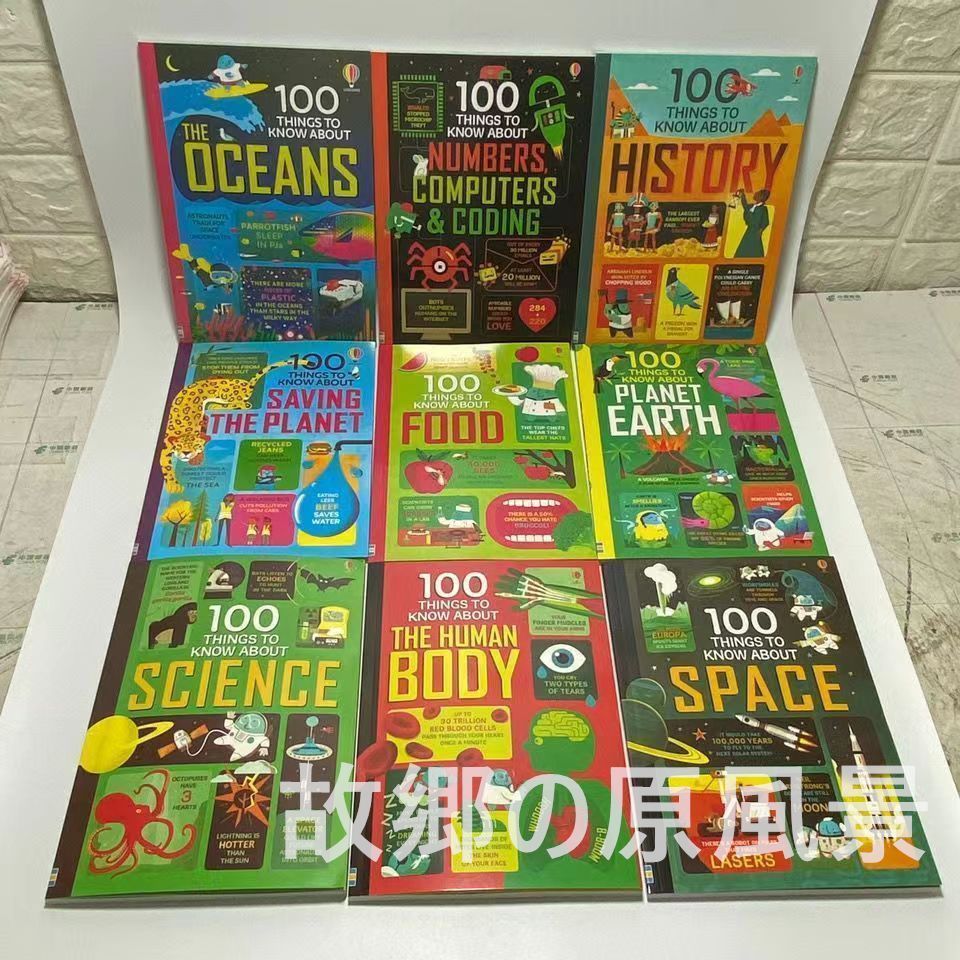100 THINGS TO KNOW ABOUT 9冊 洋書 英語絵本 100 Things to know About 9冊セット 洋書 英語絵本-日本