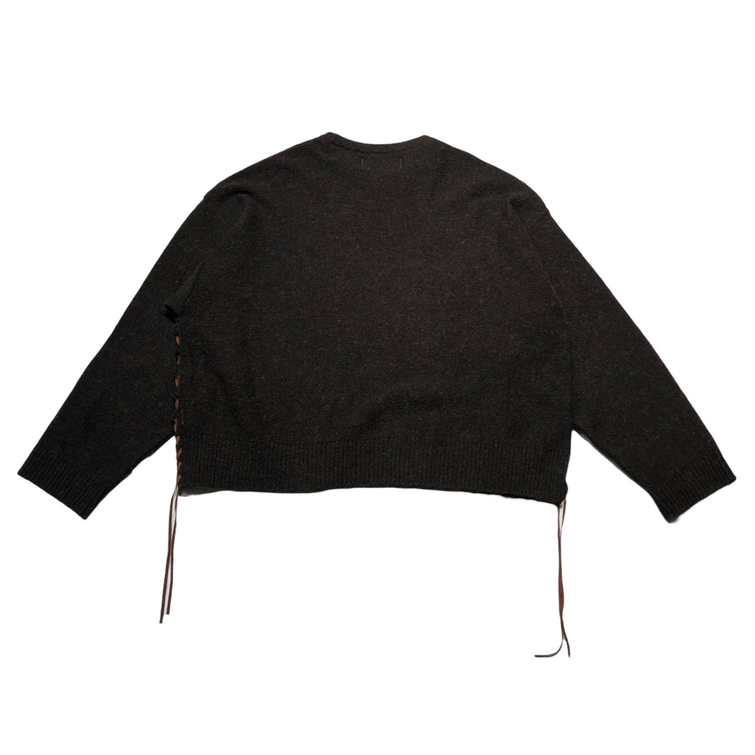 WONDERLAND(ワンダーランド) WL CREWNECK KNIT side lace up クルー 