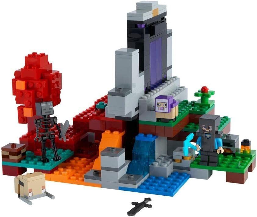 【新品】レゴ(LEGO) マインクラフト 荒廃したポータル 21172 おもちゃ ブロック