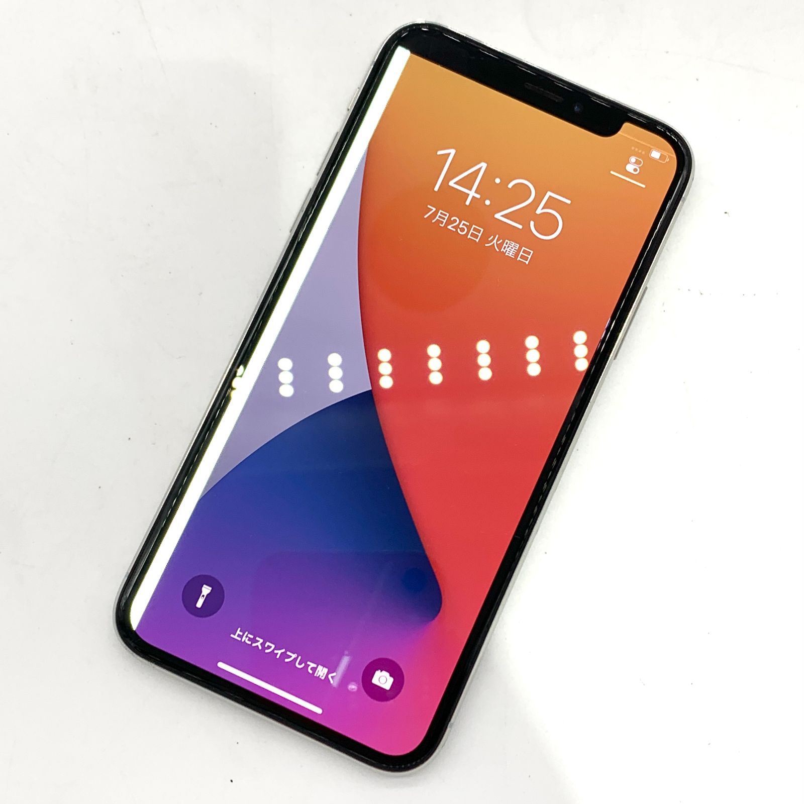 ▽【ジャンク品】国内版SIMフリー iPhoneX 256GB シルバー MQC22J/A