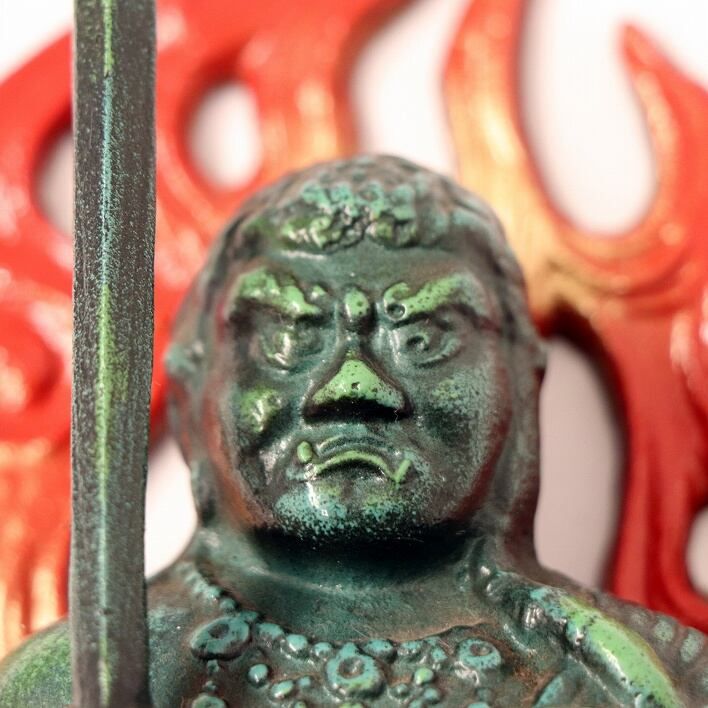 鉄製 不動明王像