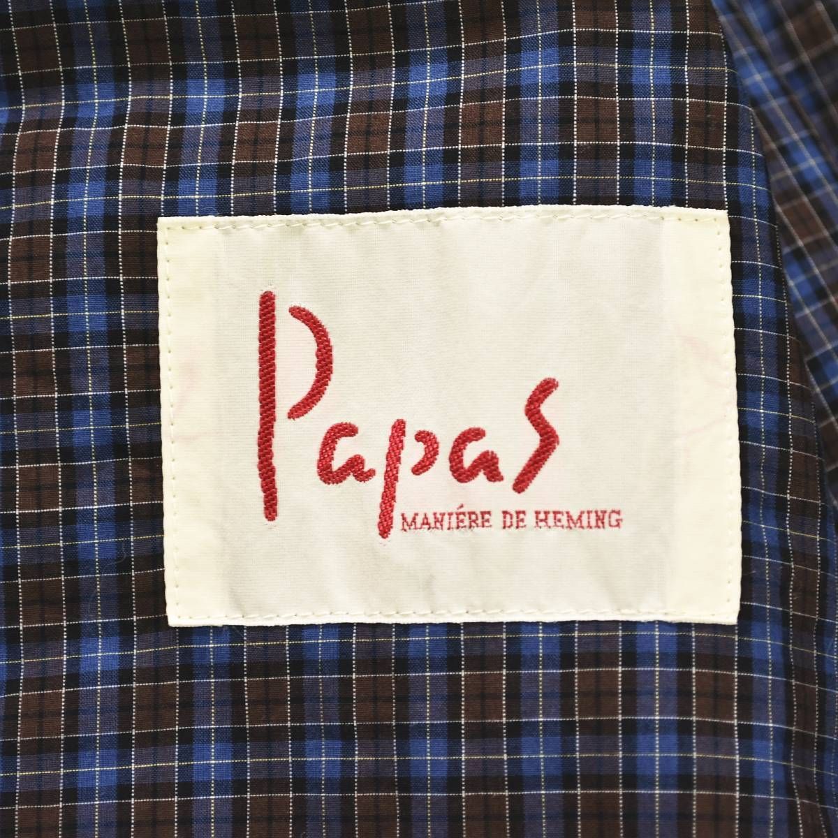 激安超安値 高級】 パパス PAPAS コットンナイロン ベルト付き ロングコート ジャケット・アウター