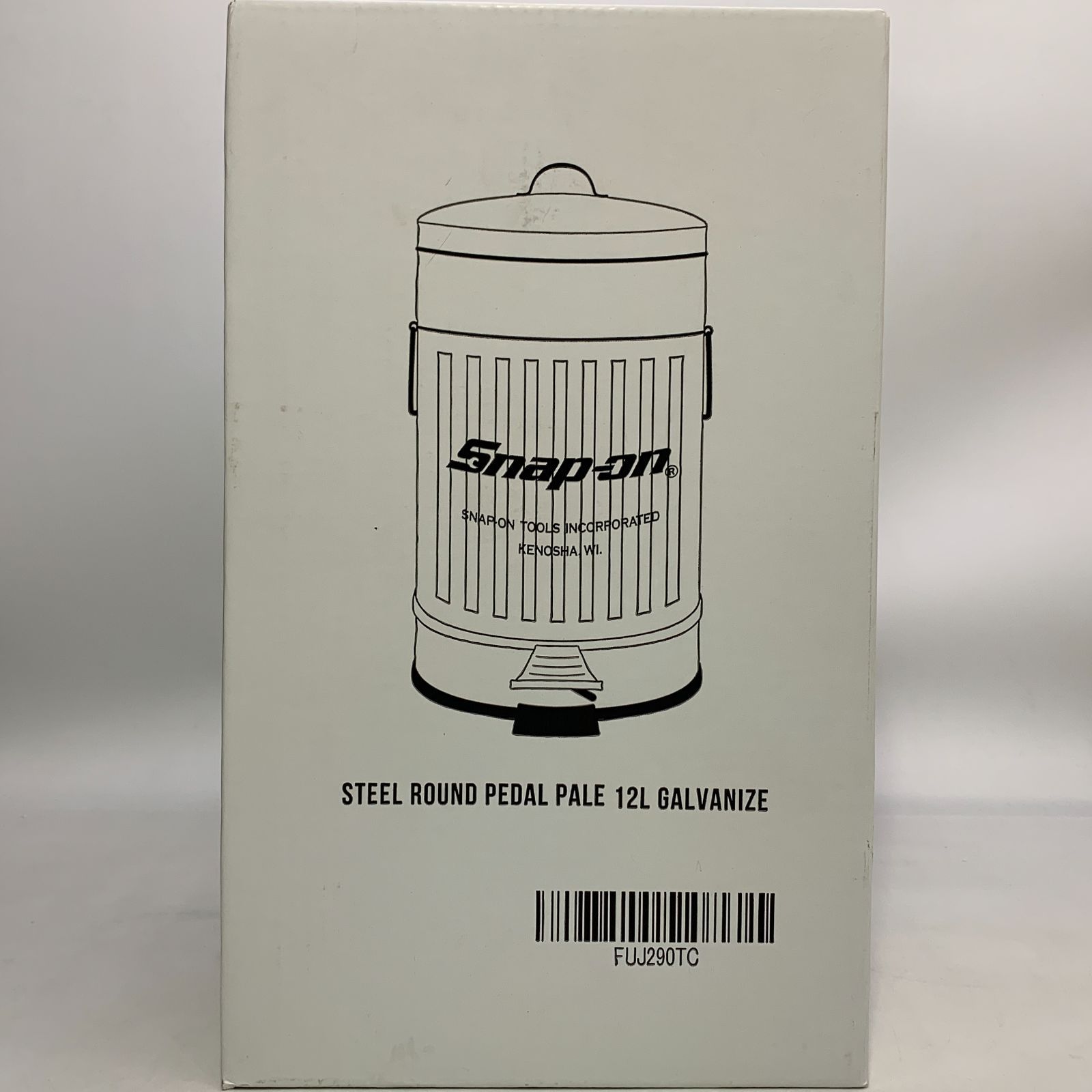 Snap-on スナップオン スチール ペダル式 ゴミ箱 FUJ290TC インテリア雑貨