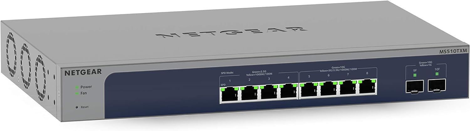 【美品】 NETGEAR スイッチングハブ 10ポート MS510TXM-100AJS A0925 1028ML004 0120241017100441