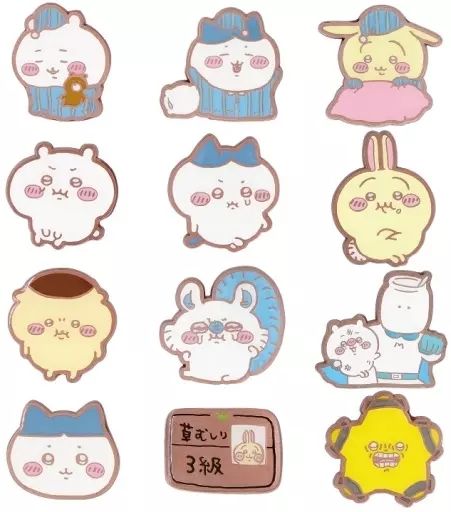 バッジ ピンズ 全12種セット ちいかわ ピンズコレクション2
