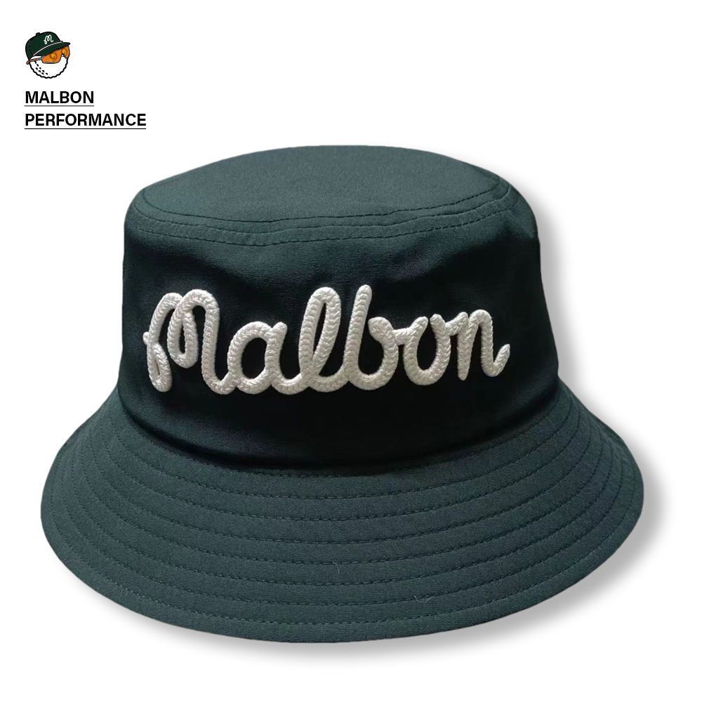 【新品未使用】Malbon Golf x Clubhaus バケットハット 新品未使用 Malbonゴルフバケットハット S/M ホワイト - メルカリ