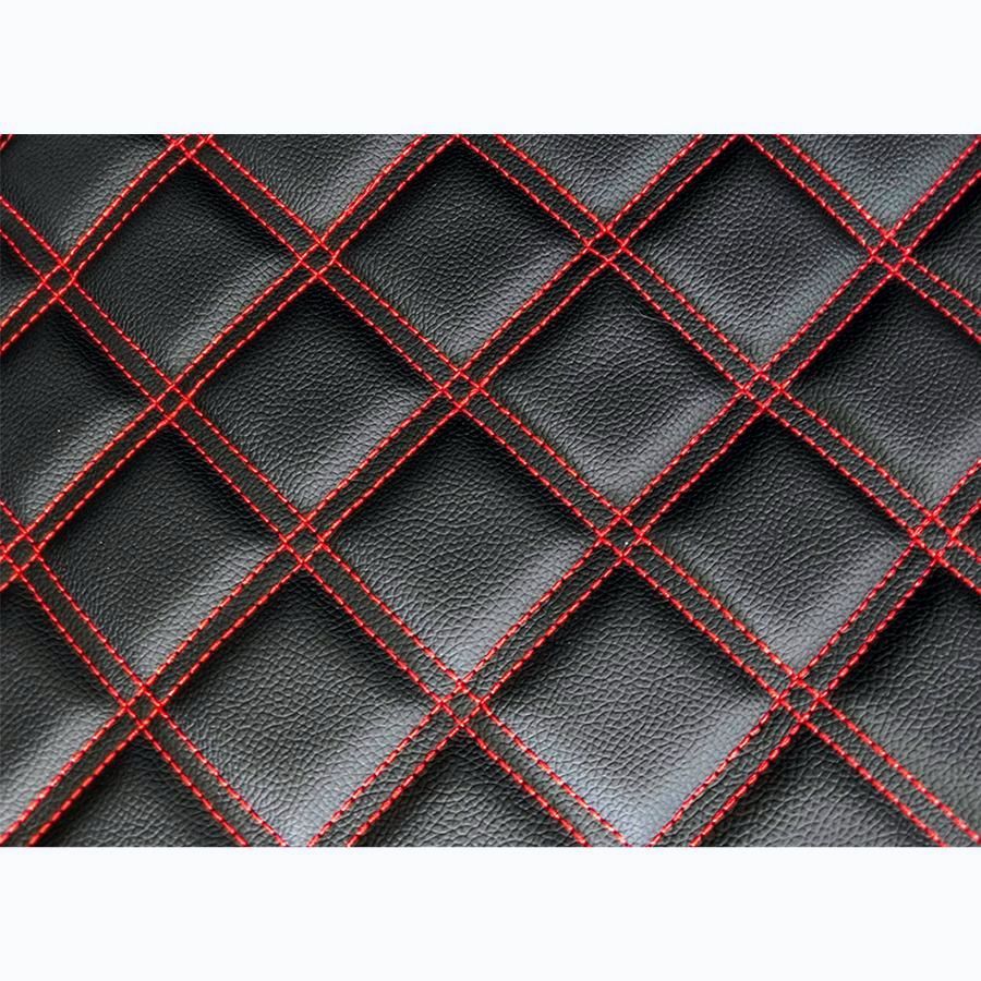 送料無料！ シートカバー 17 レンジャー プロフィア トラック シート 左右席 セット 赤 青 白 黒 ステッチ 内装 部品 カスタム パーツ ヒノ 日野 商用