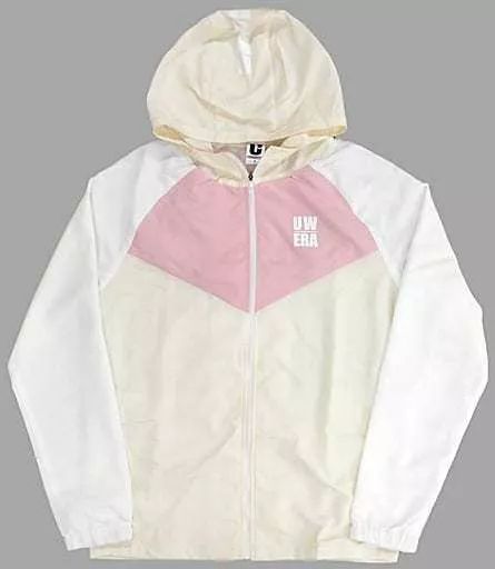 【新品未使用品】UVERworld ナイロンパーカー UNSER TOUR 中古】衣類 UVERworld ナイロンパーカー ホワイト Mサイズ
