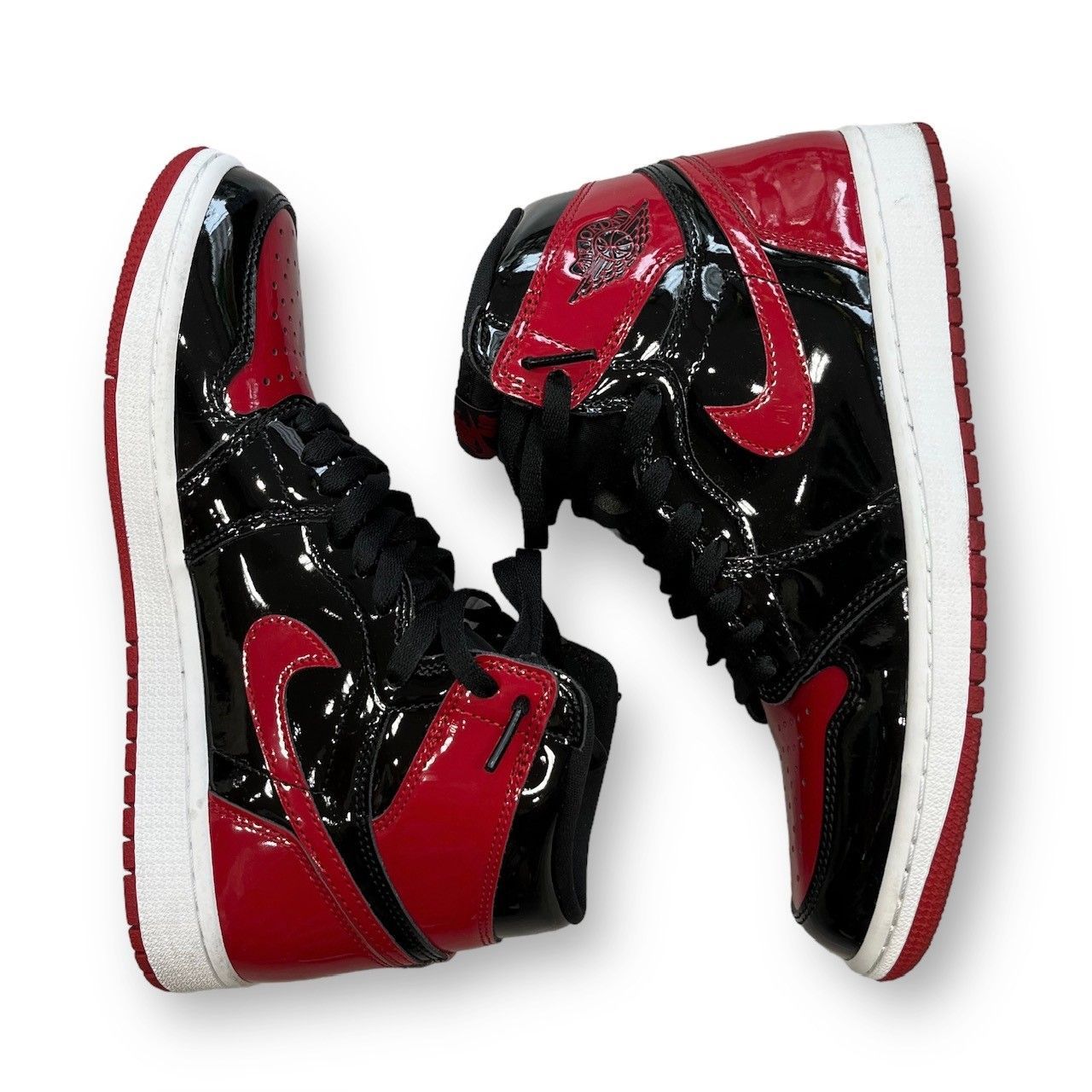 国内正規 Nike Air Jordan 1 High OG Patent Bred 26.5cm - メルカリ