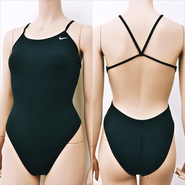 ○SE3D62☆NIKEナイキ競泳水着 シングルストラップ スイムウェア