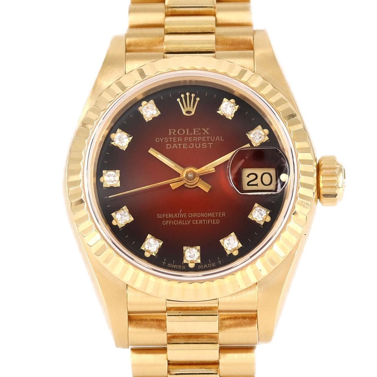 ロレックス デイトジャスト 69178G. YG 自動巻 9番台