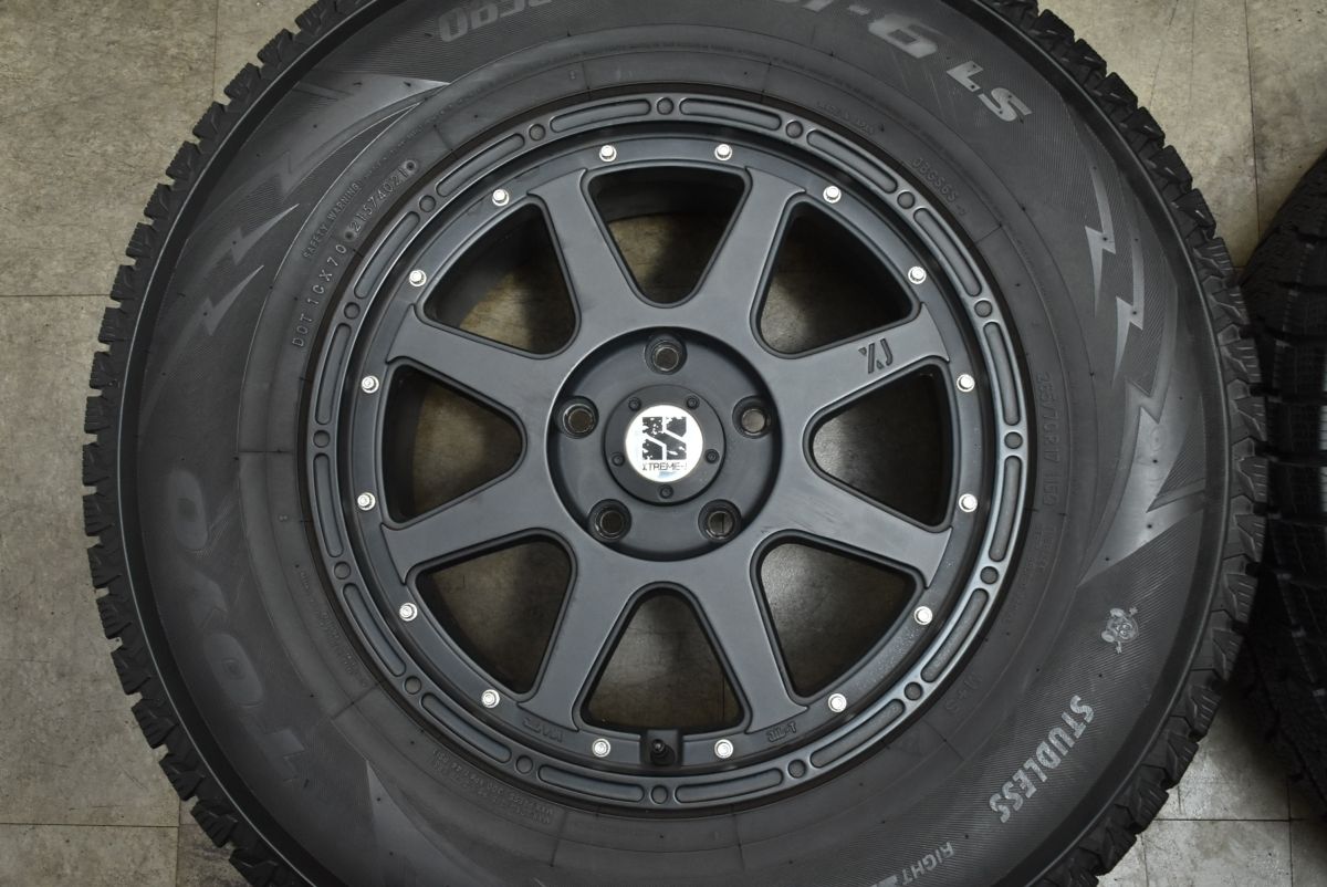 明朗な バリ溝 XTREME-J 17in 7.5J 40 PCD127 トーヨー オブザーブ GSi-6 LS 265 70R17 ラングラー グラディエーター 交換用に 可