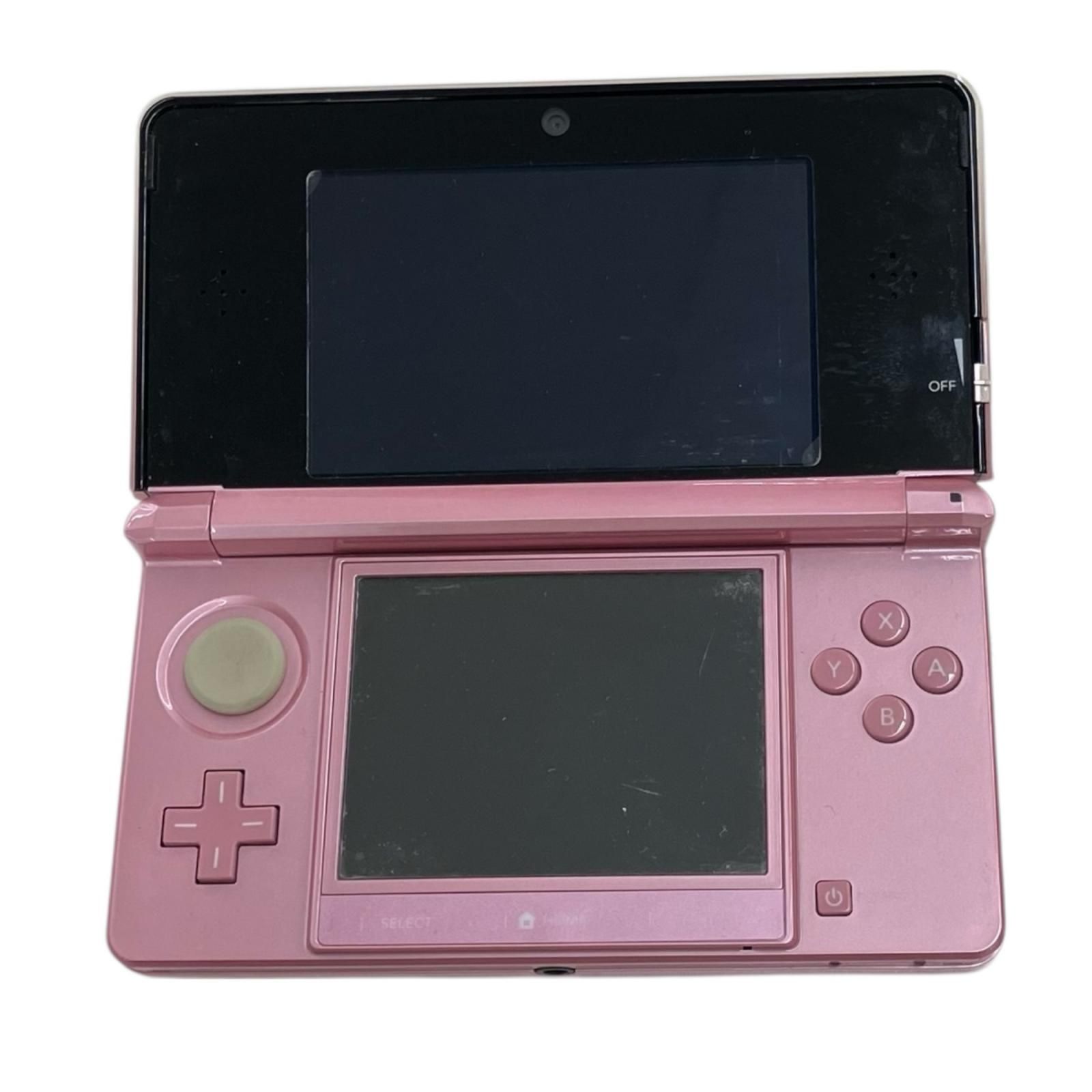 186000 現状品 Nintendo 任天堂 ニンテンドウ ニンテンドー3DS CTR-001 ミスティピンク UP786_INFO