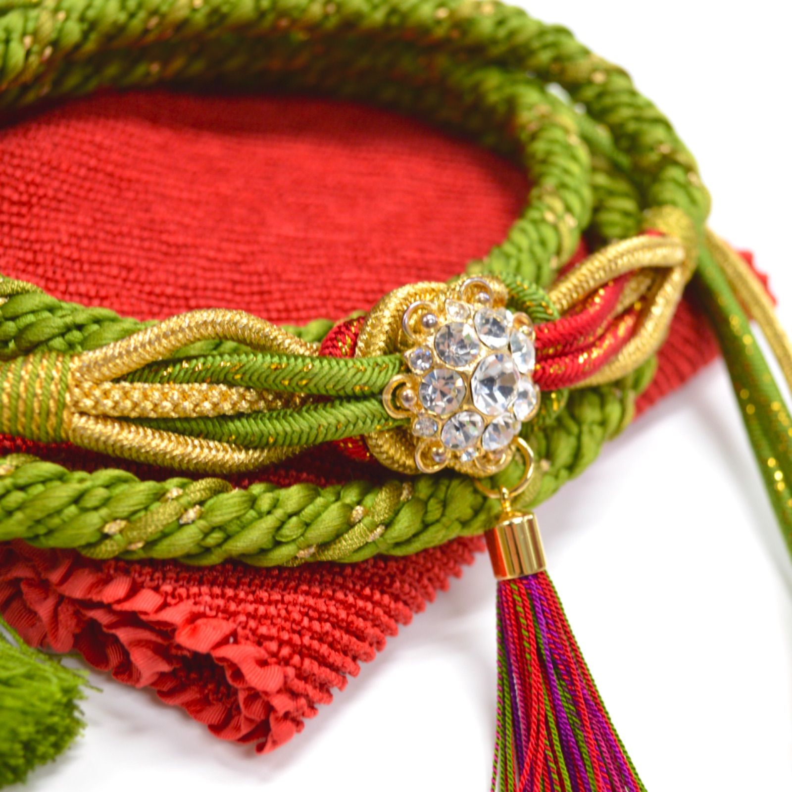 美品》正絹 振袖フルセット S〜Lサイズ 成人式 金駒刺繍 ブラウン 古典