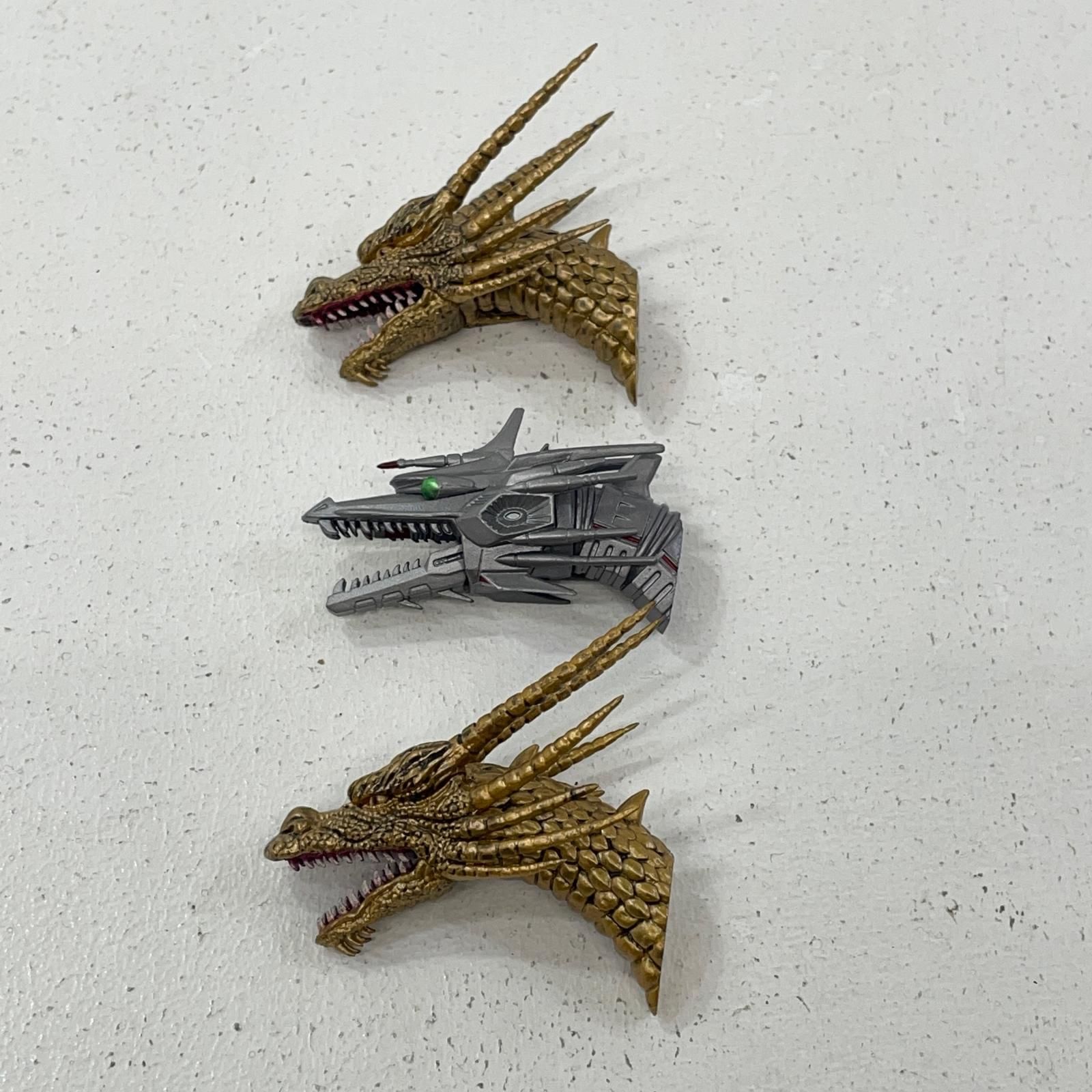 【尾張小牧店】 中古  一番くじ ゴジラ 大怪獣列伝 F賞 モンスターヘッドマグネット キングギドラ メカキングギドラ【706】 尾張小牧店】 中古 一番くじ ゴジラ 大怪獣列伝 F賞 モンスター