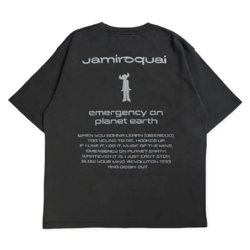 新品 メンズ ジャミロクワイ Jamiroquai バッファローマン プリント