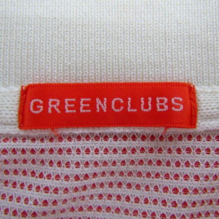 GREEN CLUBS 赤 ポロシャツ　サイズ50 サイズLL GREEN CLUBS 赤 ポロシャツ サイズ50 サイズLL