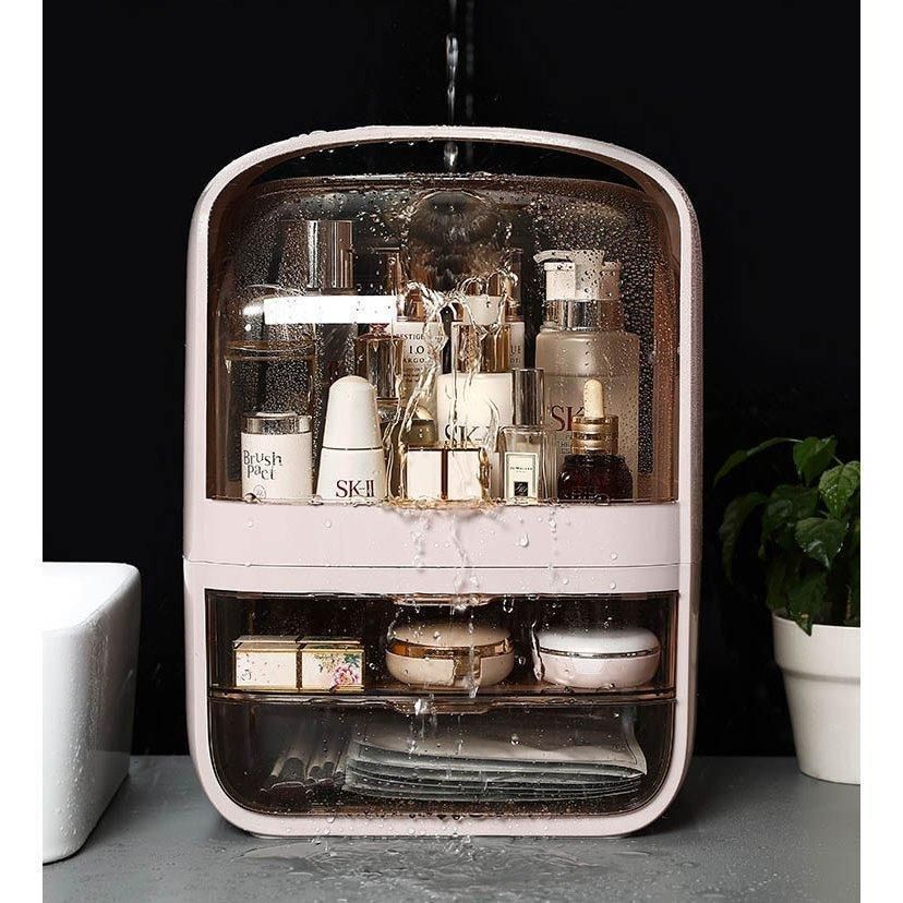 軽くて豪華な大容量収納ボックス、デスクトップ収納キャビネット、化粧