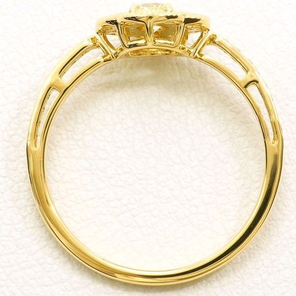K18YG リング ring 指輪 13号 ダイヤ 0.30 総重量約2.4g