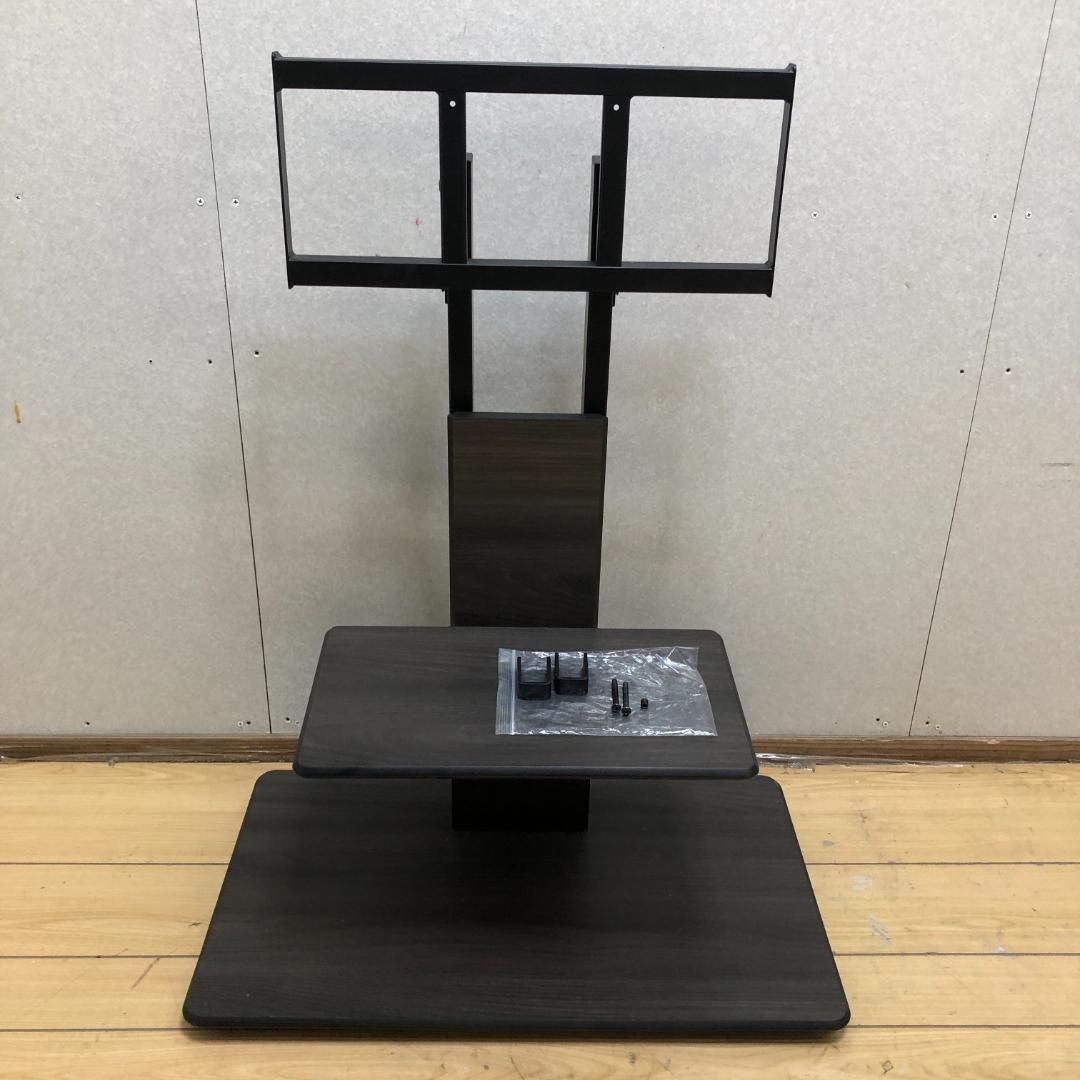 TIMEZ ハヤミ工産 TVスタンド KF-950 木目調 ダークブラウン 壁寄せ