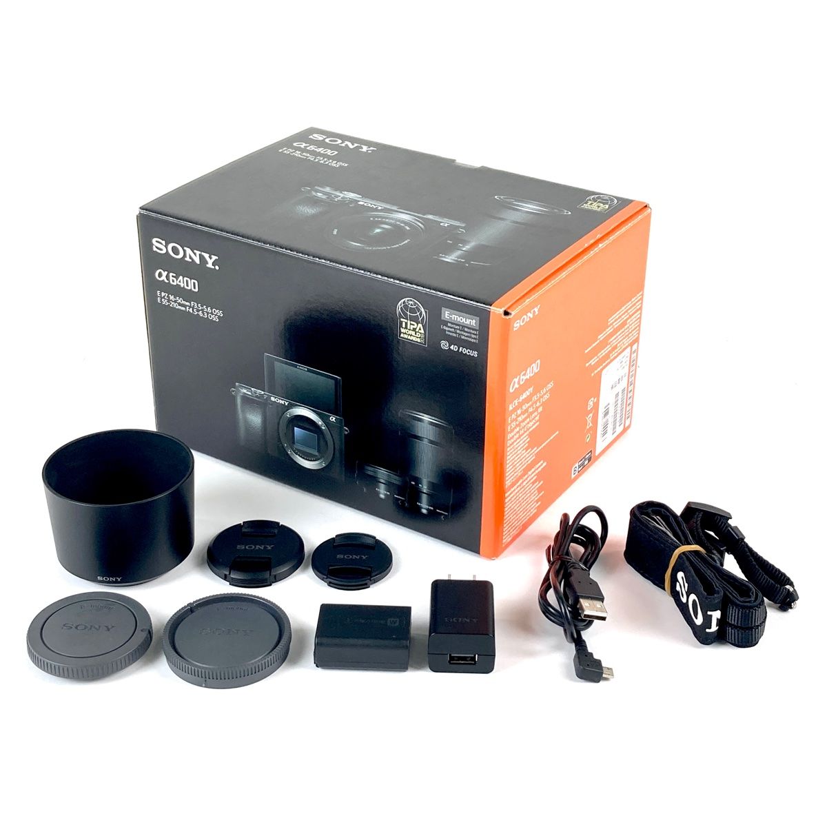 Sony α6400 ダブルズームキット　箱付き 箱付き sony a6400 ダブルズームキット ソニー SONY α6400 ダブル