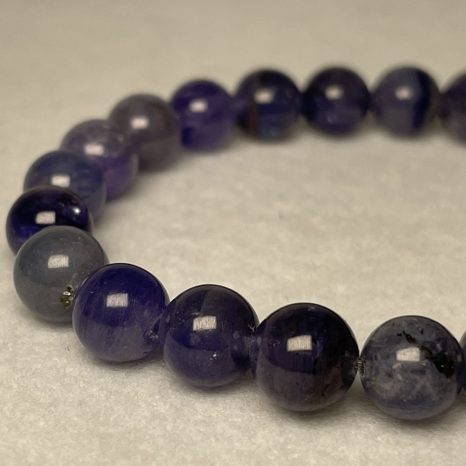 Kaya◆希少✧大粒タンザナイトブレスレット✧14kgf Tanzanite bracelet 0.38 /タンザナイト | Hariqua