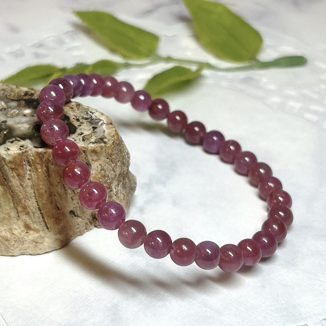 ひすい ルビーブレスレット 宝石質 天然石 ひすい ルビーブレスレット