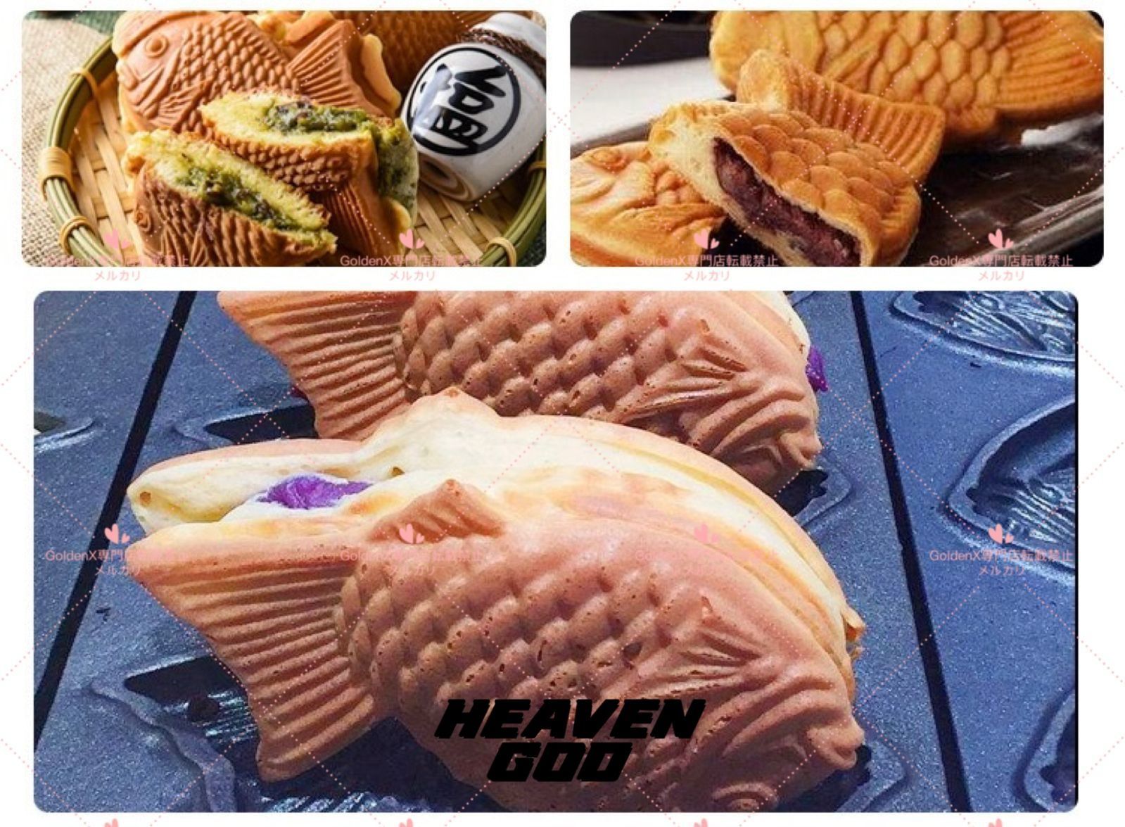 たいやき焼き器 LPガス　6匹✖️2列 たいやき焼き器 LPガス 6匹✖️2列