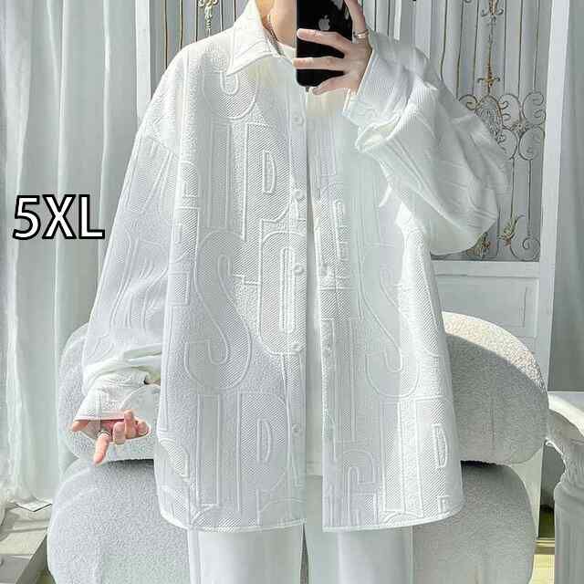 低価 品質保証 5XL 秋冬 コーデ メンズ 服 シンプル ファッション オシャレ 大人 かっこいい 大きいサイズ ストリート 紳士服 アメリカン レトロ ジャカード レタリング シャツ マザー 長袖 ジャケット