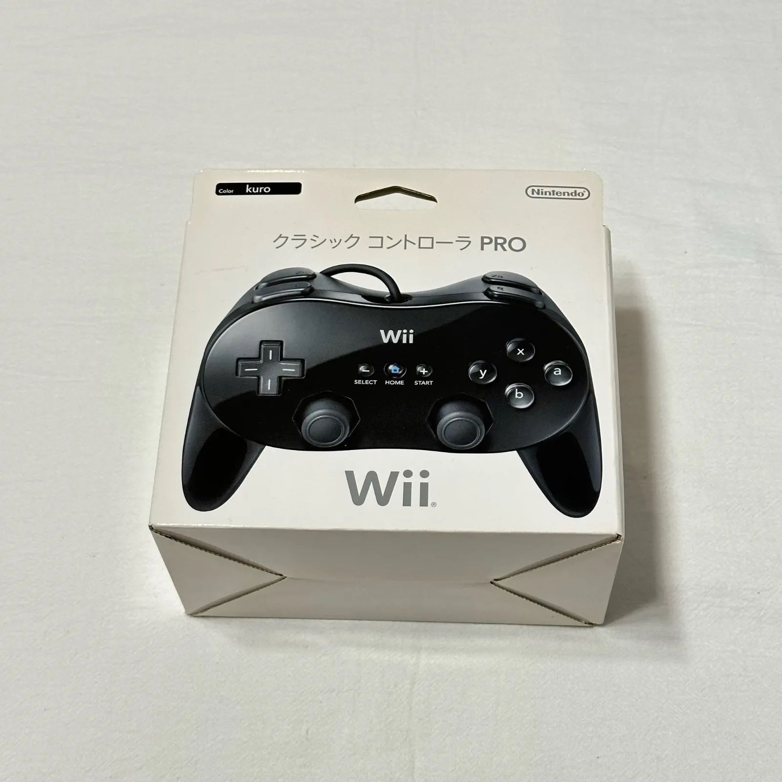 Wii WiiU クラシックコントローラーPRO 黒 ブラック ニンテンドー純正