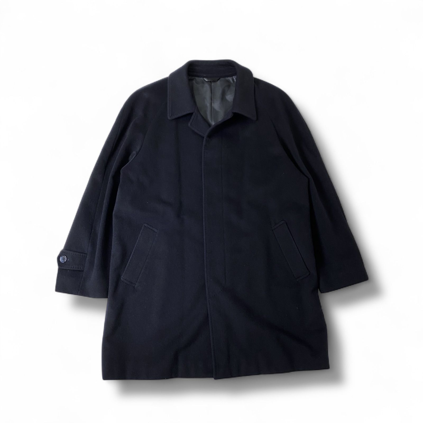 h m plus フームプリュス 阪急百貨店 カシミヤ100％ チェスターコート SIZE L