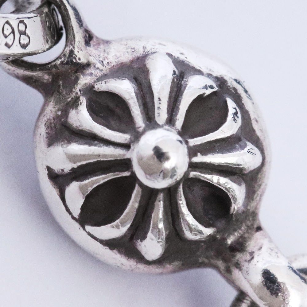 1ボール クロスチャーム シルバー クロムハーツ1ボールタイニーCHクロスチャーム|クロムハーツ通販専門店