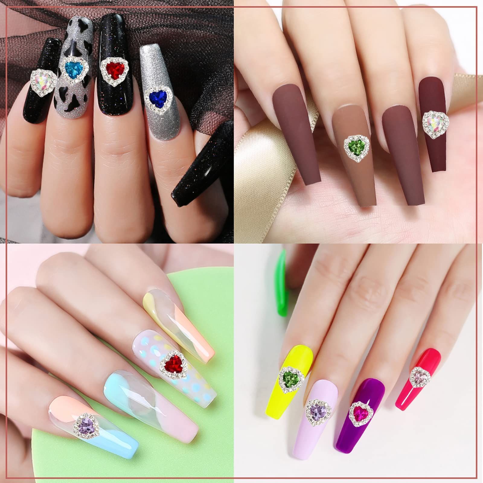 3dネイルパーツ ネイルパーツ ハート パーツ Amazon.co.jp: ネイルパーツ ハート 16個セット 3d 立体 ハート