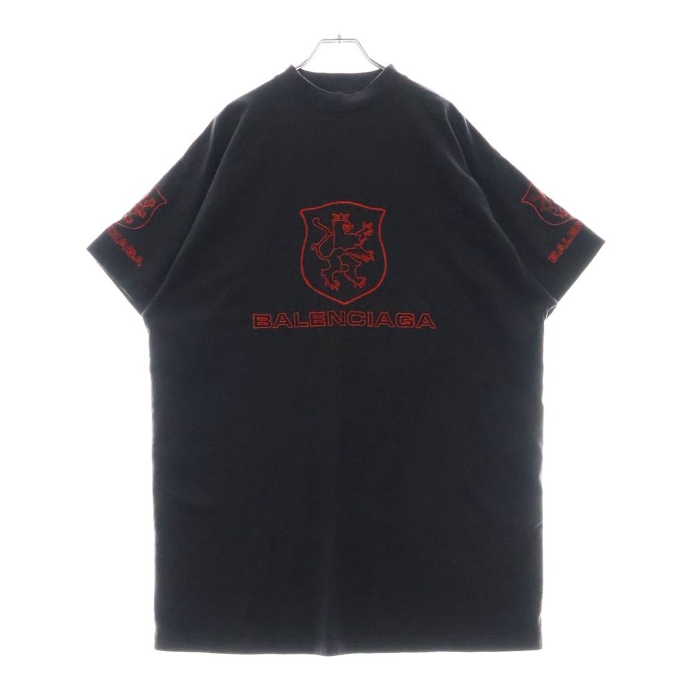 BALENCIAGA バレンシアガ LION CLUB Tee ライオンクラブ 半袖Tシャツ ブラック 787349 TRVR9