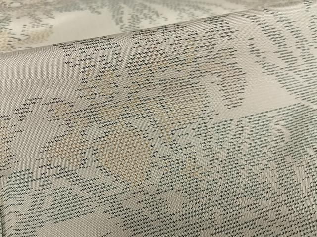 平和屋着物○本場大島紬 白大島 150亀甲 亀甲文 正絹 逸品 AAAY0196zg 平和