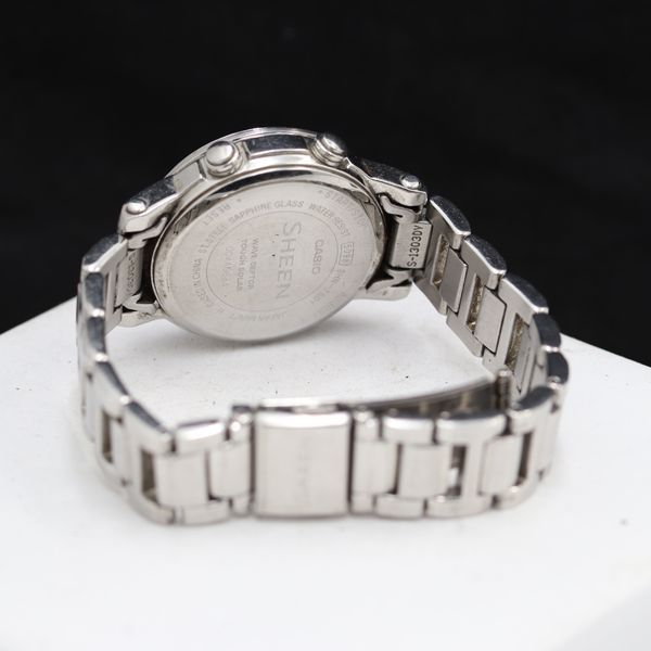ガラス新品　カシオ　CASIO　Sheen　電波時計　シェル文字盤　レディース 楽天市場】【電池交換不要】カシオ 腕時計 CASIO 時計 シーン