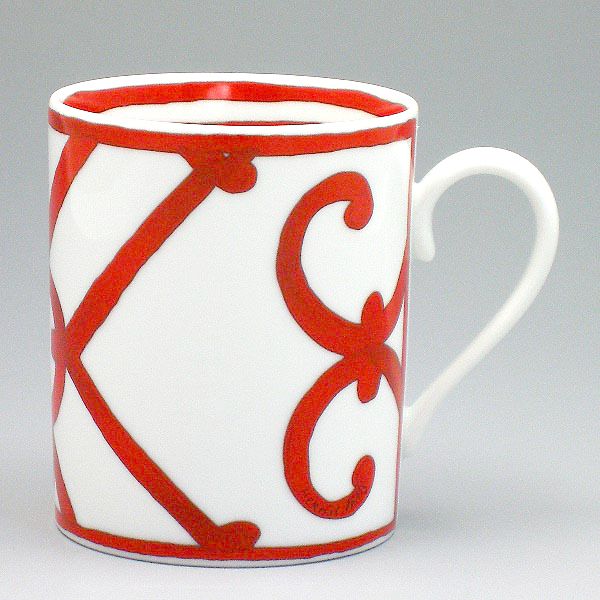 エルメス HERMES カップ 11032P Balcon Du Guadalquivir バルコン デュ ガダルキヴィール マグカップ レッド herm-011032-1p