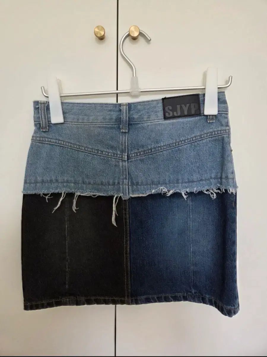 SJYP デニムジャケット デニムスカート セットアップ WWW_SMP1DAWEKUDUS_SCH_ID