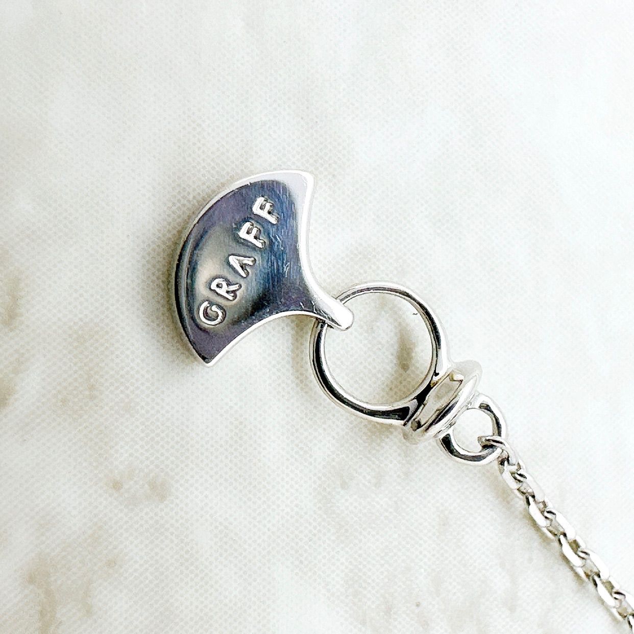 美品?GRAFF バタフライミニ 2025年保証書付き ホワイトゴールド 