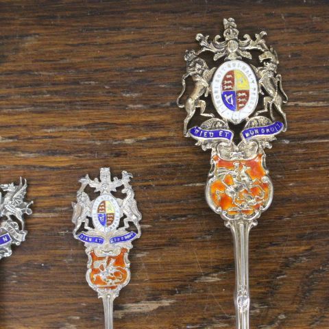 イギリス　アンティーク　ジャムスプーン　スターリングシルバー 純銀製 イギリス製 アンティーク 純銀 スターリングシルバー スプーン 4本