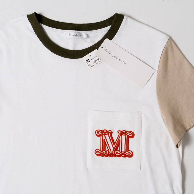 リンガーTシャツ M刺繍