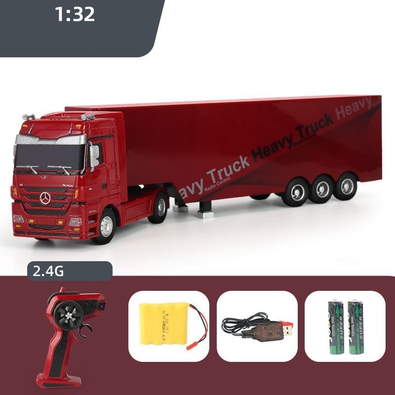 新品 1:32 メルセデス ベンツ アクトロス トレーラー ラジコン