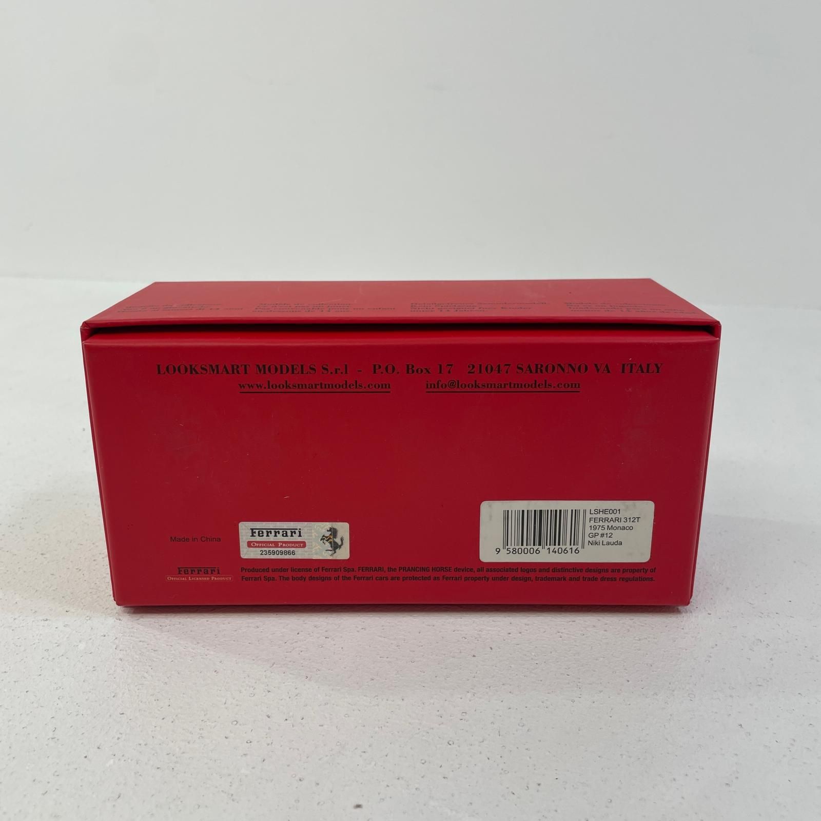 尾張小牧店】 中古 ルックスマート 1/43 フェラーリ312T