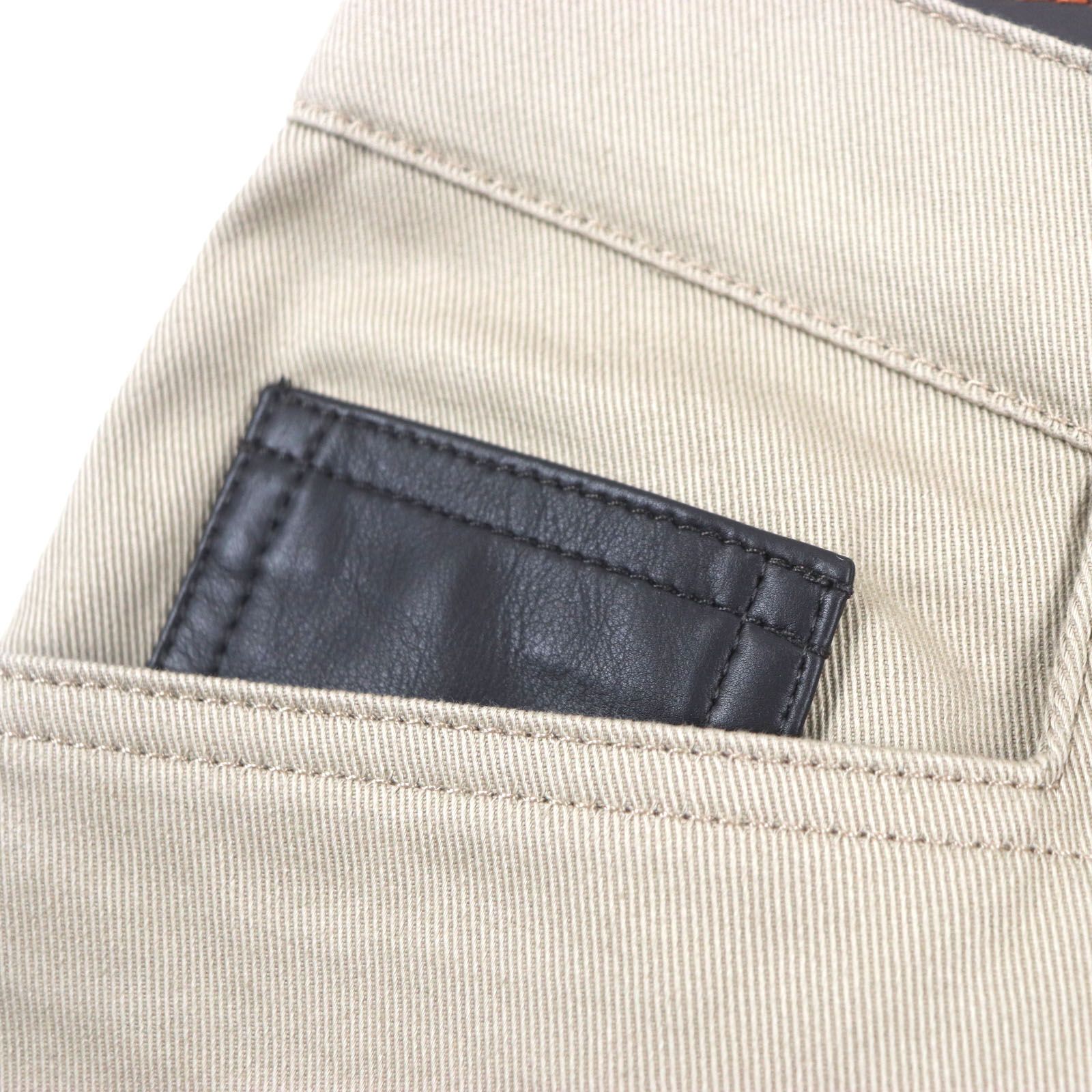 極美品▽HERMES エルメス セリエボタン ボタンフライ レザー