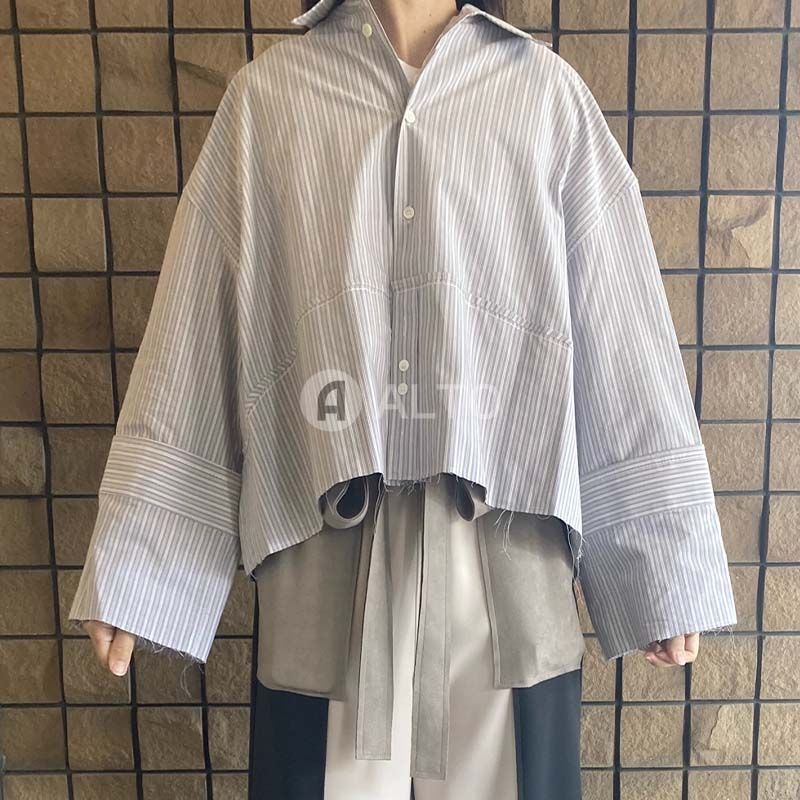 MM6 メゾンマルジェラ エムエムシックス ストライプシャツ コットン  