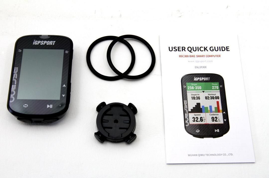 【保護フィルムプレゼント】iGPSPORT BSC300 GPSサイコン新品67ｇ付属品
