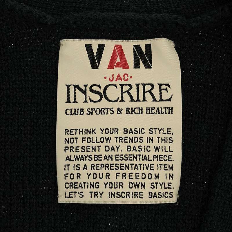 INSCRIRE/アンスクリア】VAN LETTERD カーディガン 美品】INSCRIRE アンスクリアVAN LETTERD カーディガン