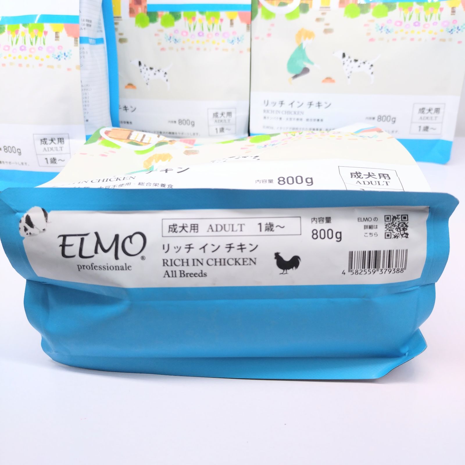 ELMO リッチインチキン 800g✖️4袋 ELMO エルモリッチインチキン 成犬用