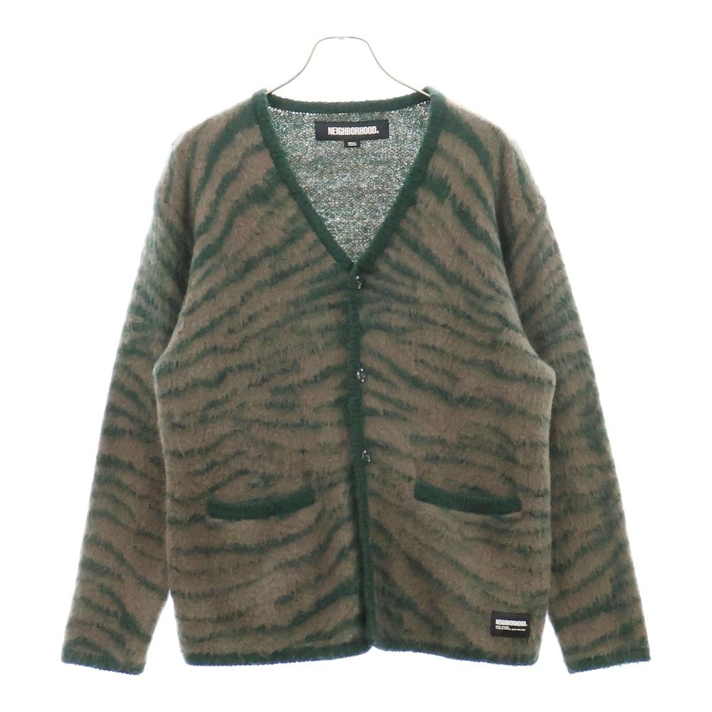 NEIGHBORHOOD ネイバーフッド タイガーパターン モヘア カーディガン NEIGHBORHOOD (ネイバーフッド) 23AW TIGER PATTERN MOHAIR CARDIGAN
