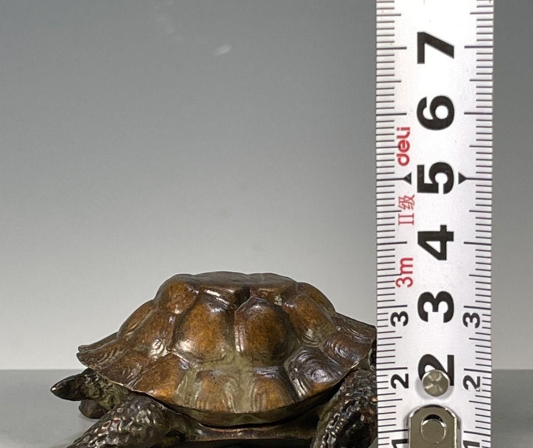 銅 細工 金銭竜亀 茶道香炉 装飾品 工芸品 置物 銅 細工 金銭竜亀 茶道香炉 装飾品 工芸品 置物 - メルカリ